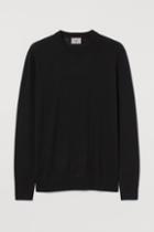H & M - Merino Wool Sweater - Black