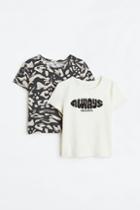 H & M - 2-pack T-shirts - White