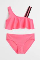H & M - Flounced Bikini - Pink