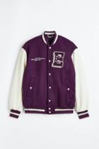 H & M - Baseball Jacket - Purple