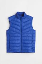 H & M - Lightweight Insulated Vest - Blue