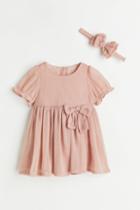 H & M - Dress And Accessory - Pink