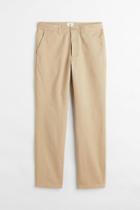 H & M - Slim Fit Cotton Chinos - Beige