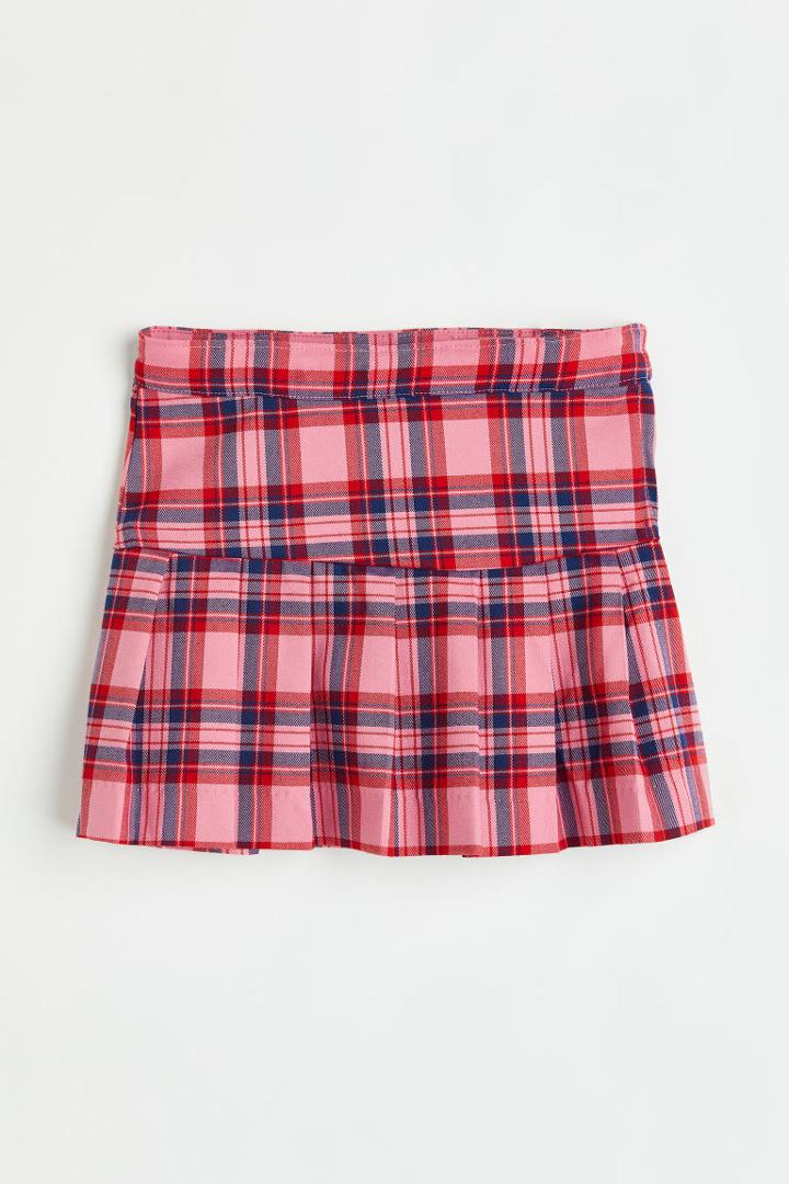 H & M - Twill Skirt - Pink
