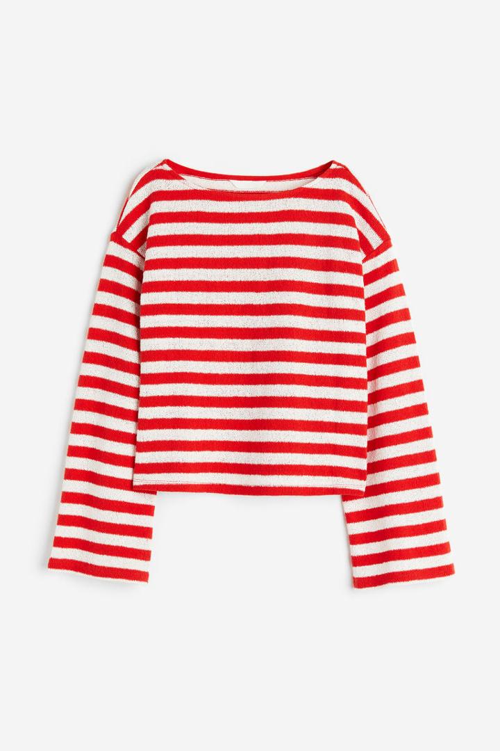 H & M - Boxy Sweater - Red