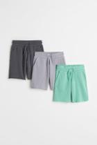 H & M - 3-pack Shorts - Green