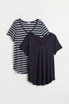H & M - H & M+ 2-pack T-shirts - Blue