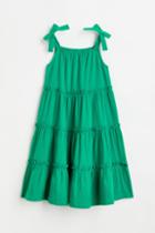 H & M - Seersucker Dress - Green