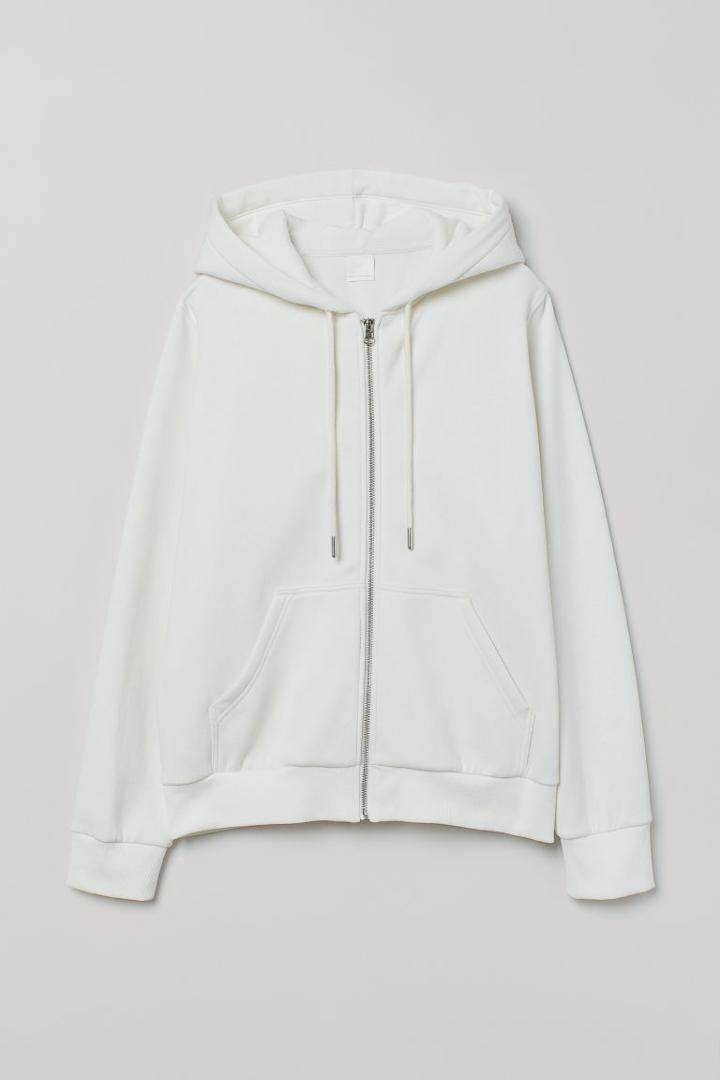 H & M - Hooded Jacket - White