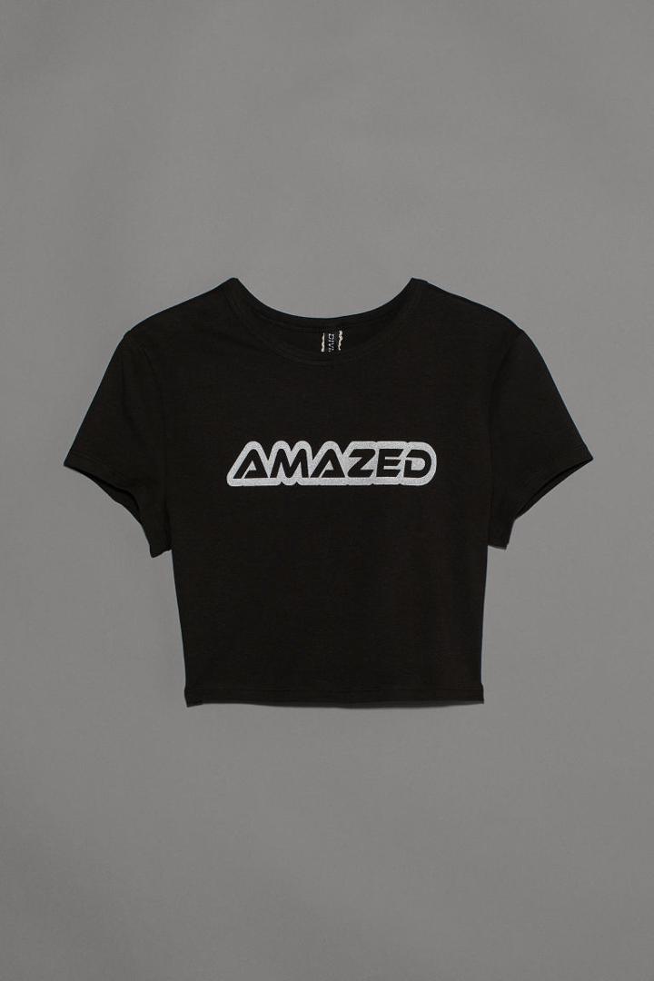 H & M - Crop Top - Black
