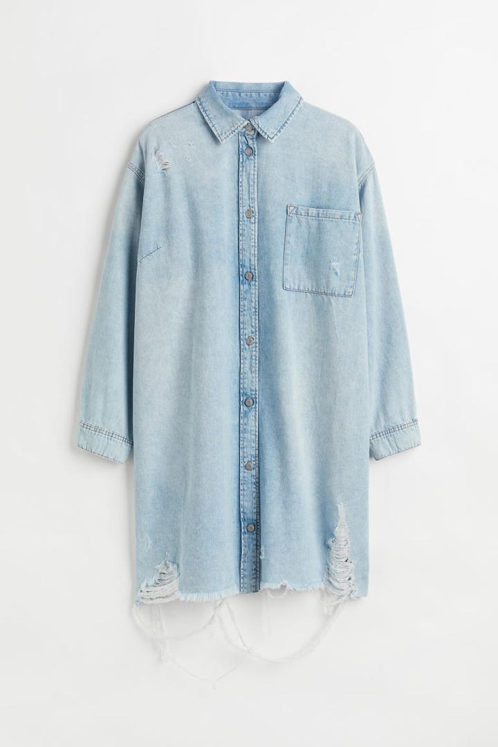 H & M - H & M+ Denim Dress - Blue