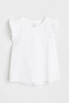 H & M - Jersey Top - White