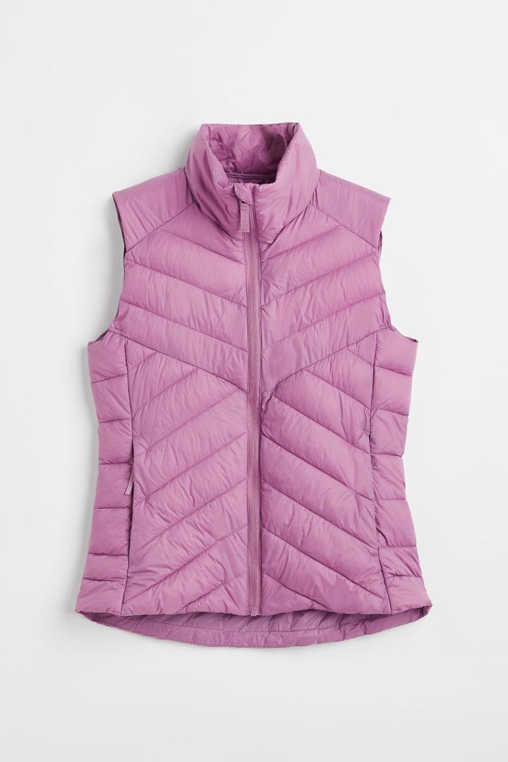 H & M - Lightweight Insulated Vest - Purple