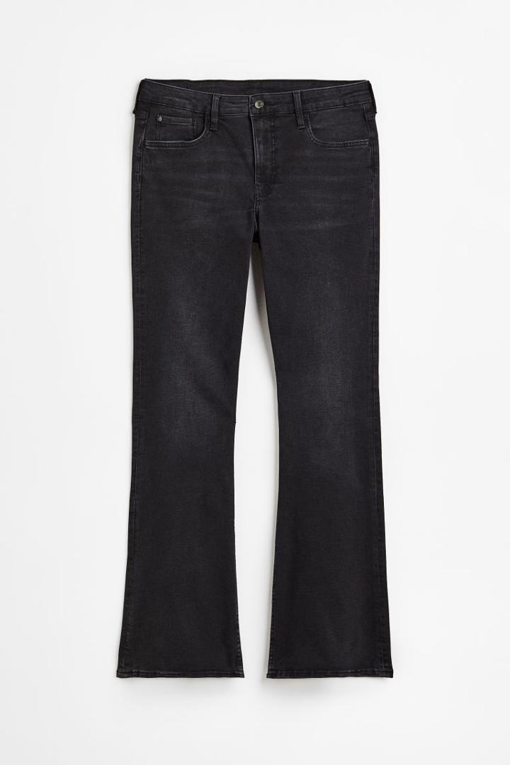 H & M - H & M+ Flared Ultra High Jeans - Black