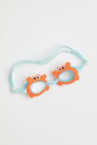 H & M - Appliqud Swim Goggles - Turquoise