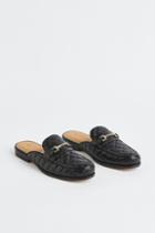 H & M - Quilted Mule Loafers - Black