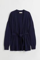 H & M - Cashmere-blend Cardigan - Blue