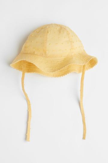 H & M - Cotton Sun Hat - Yellow
