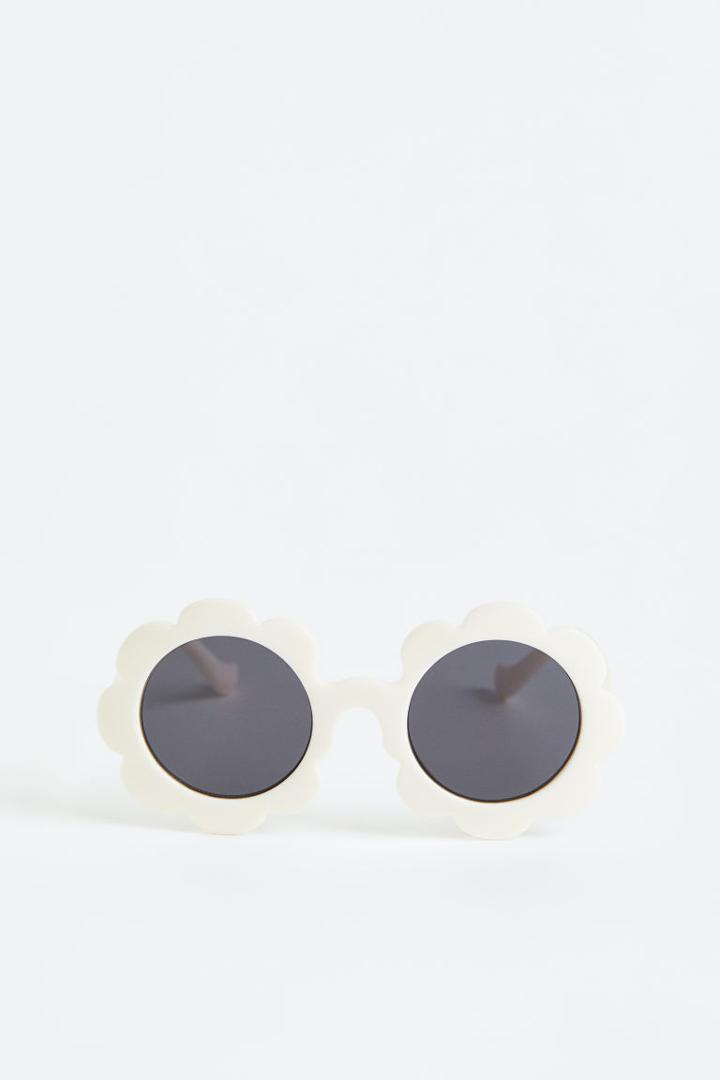 H & M - Flower-shaped Sunglasses - White