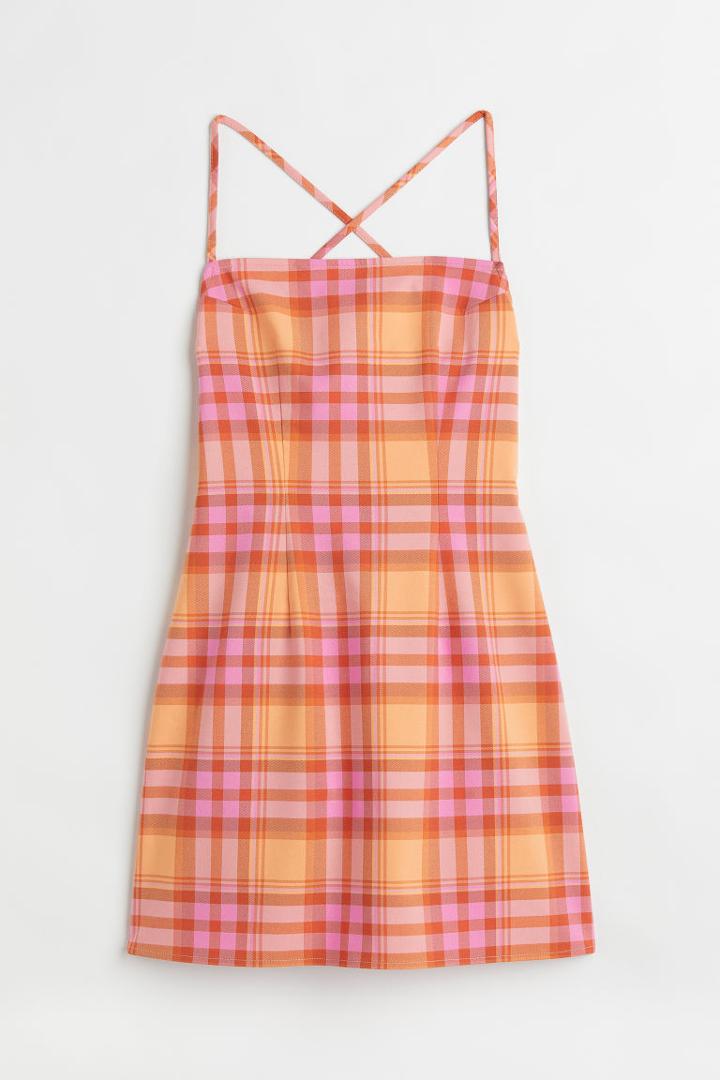 H & M - Twill Dress - Orange
