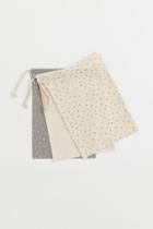 H & M - 3-pack Gift Bags - Gray