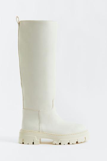 H & M - Knee-high Boots - White