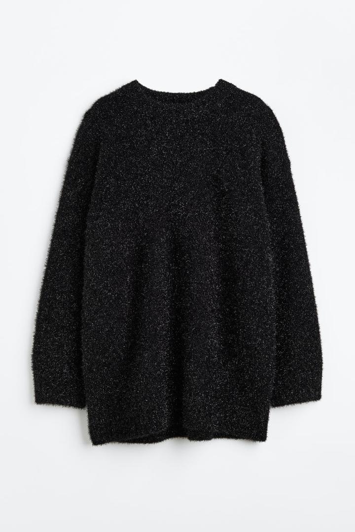H & M - H & M+ Glittery Dress - Black
