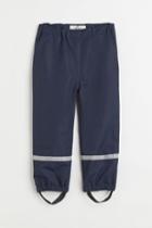 H & M - Wind/waterproof Rain Pants - Blue