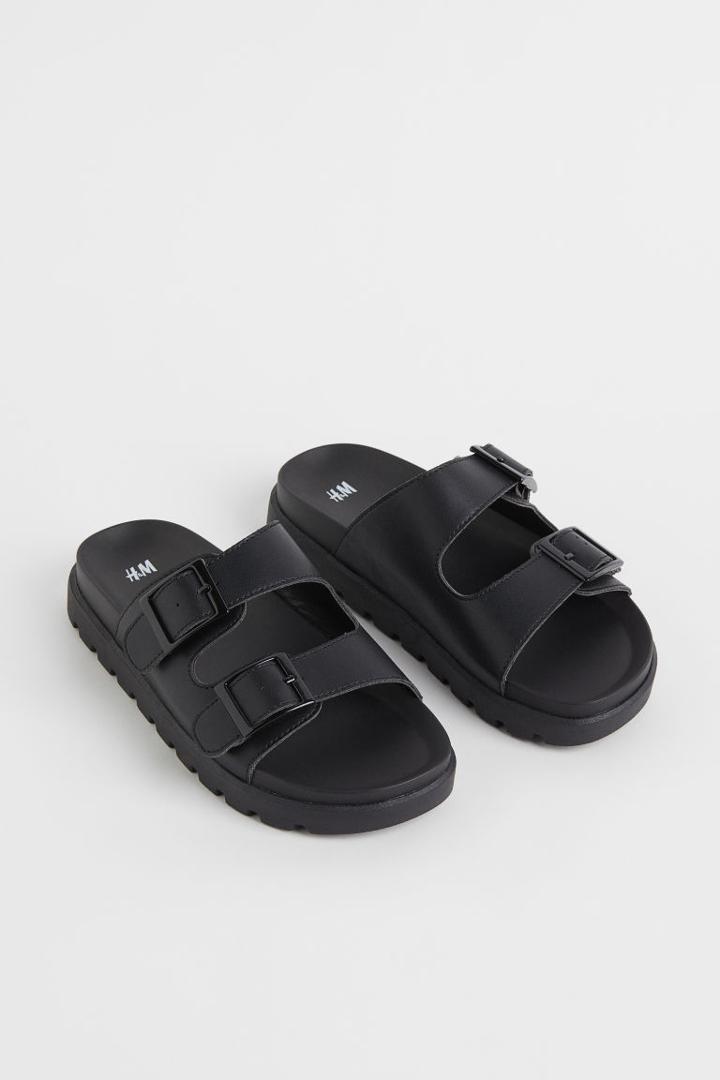 H & M - Sandals - Black