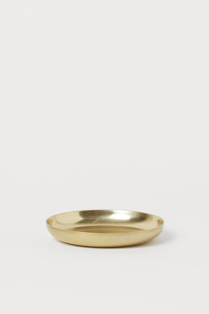 H & M - Mini Metal Dish - Gold