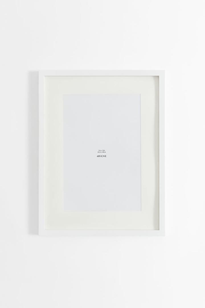 H & M - Wooden Frame - White