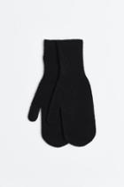 H & M - Cashmere-blend Mittens - Black