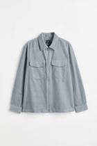 H & M - Corduroy Overshirt - Gray