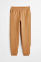 H & M - Relaxed Fit Cotton Joggers - Beige