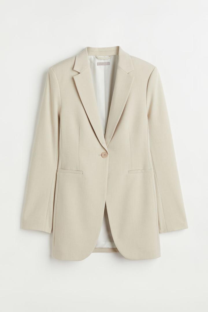 H & M - Long Jacket - Beige