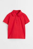 H & M - Polo Shirt - Red