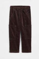 H & M - Cotton Corduroy Cargo Trousers - Brown