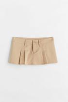 H & M - Twill Skort - Beige
