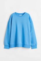 H & M - Oversized Sweatshirt - Blue