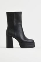 H & M - Heeled Platform Boots - Black