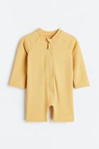 H & M - Upf 50 Swim Jumpsuit - Yellow