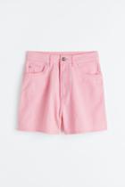 H & M - Twill Shorts - Pink
