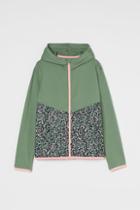 H & M - Hooded Track Jacket - Green
