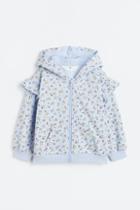 H & M - Zip-through Hoodie - Blue