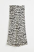 H & M - Flared Skirt - Beige
