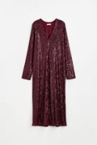 H & M - Sequined Dress - Red