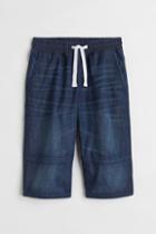 H & M - Denim Clamdiggers - Blue