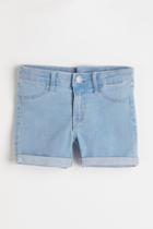 H & M - Superstretch Denim Shorts - Blue