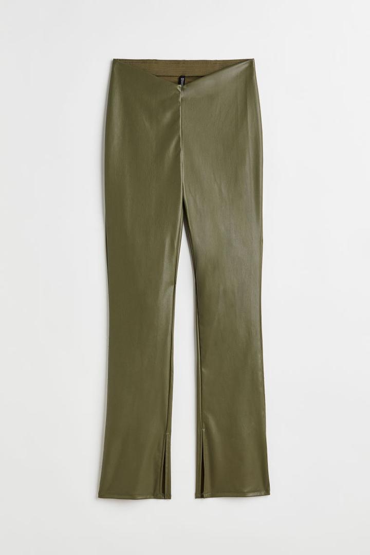 H & M - Flared Leggings - Green