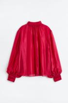H & M - Voluminous Blouse - Pink